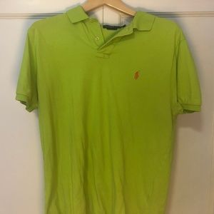 Vintage Lime Green 1960s Polo